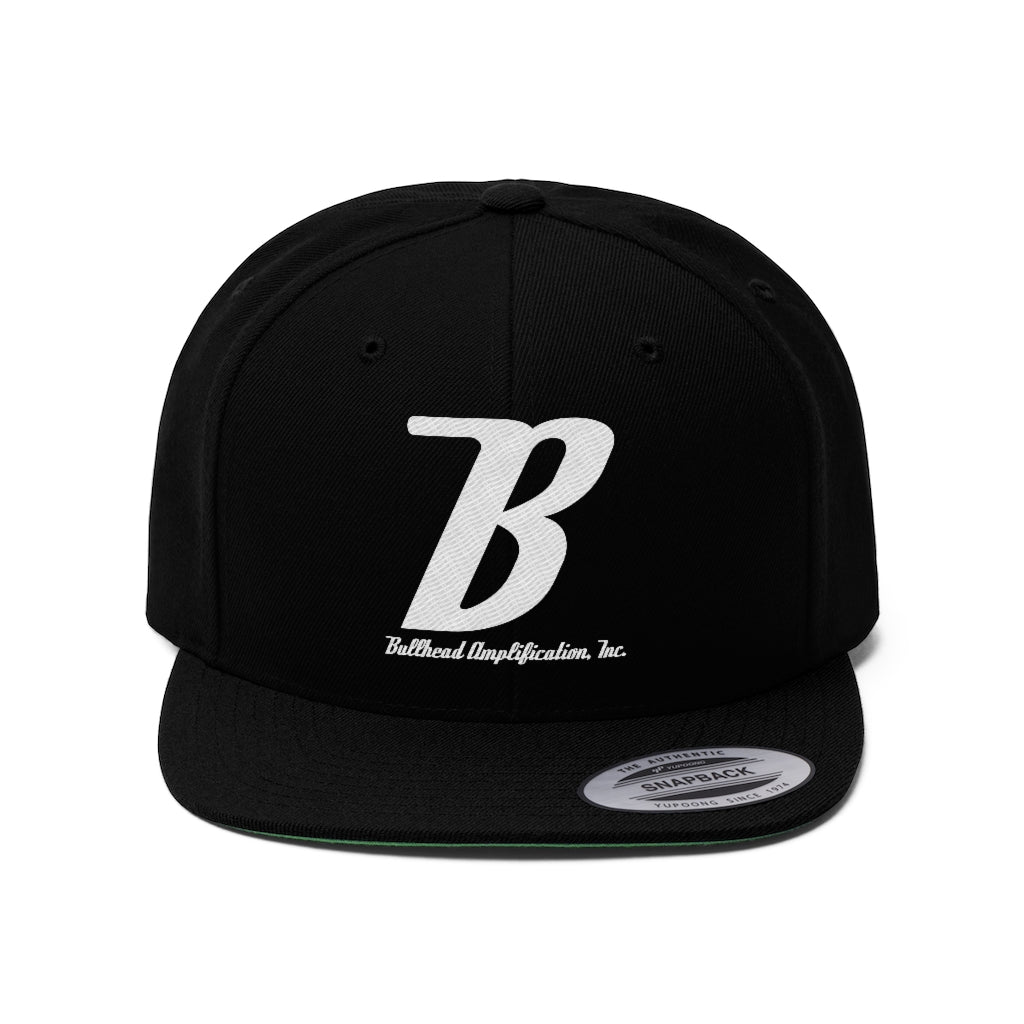 "B" Logo Flat Bill Snapback